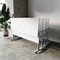 Flash Furniture Palmer 72in. x 24in. HD Nesting Table w/T-Legs, Modesty Panel, 1in. Thick Gray Tabletop, Gray Frame MT-M7224-T-LEG-GRYGRY-GG - alternate 7